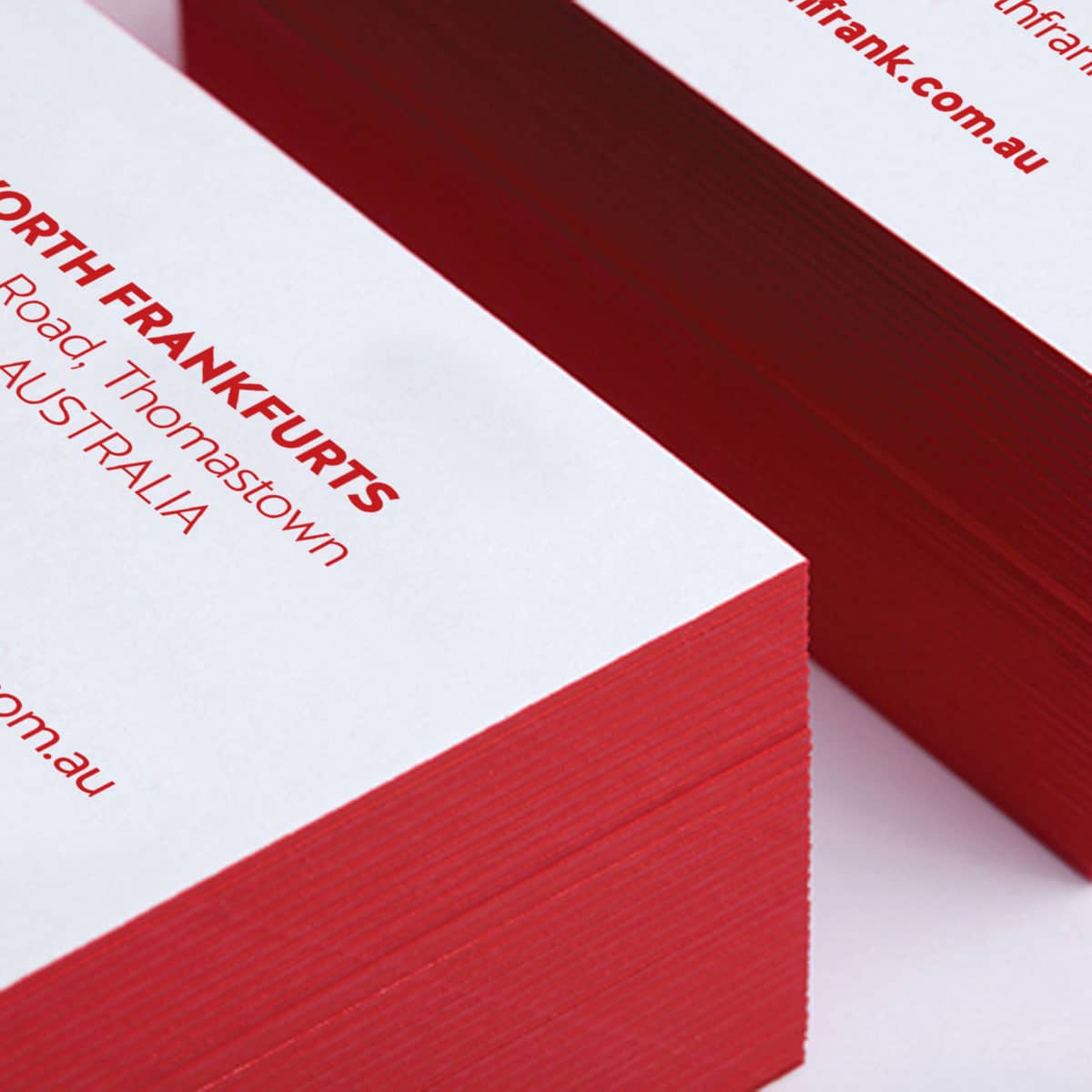 business card design butcher