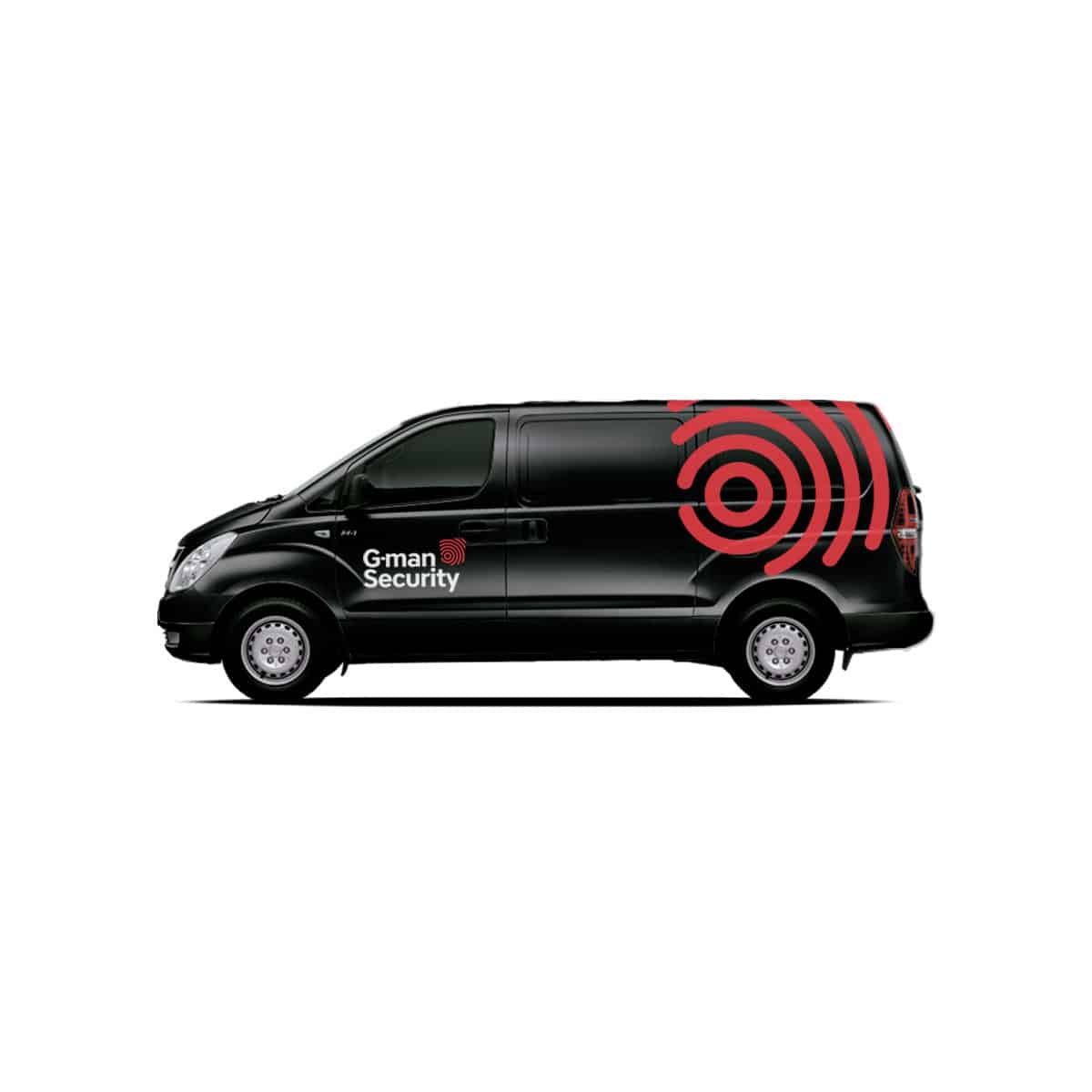 vehicle graphics security van