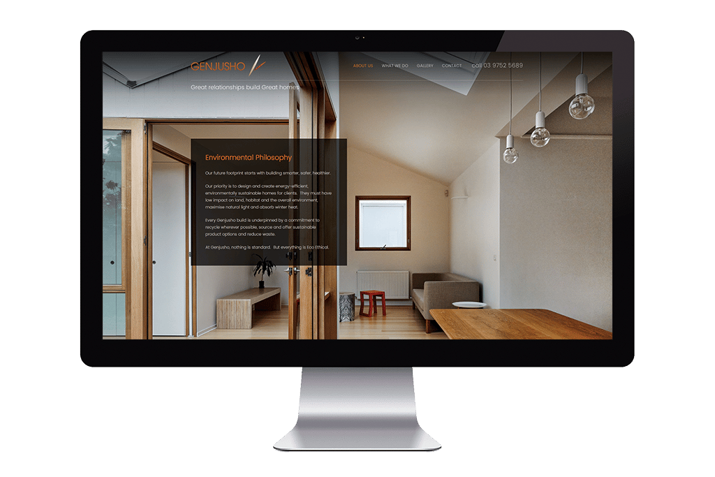 website design luxury builder