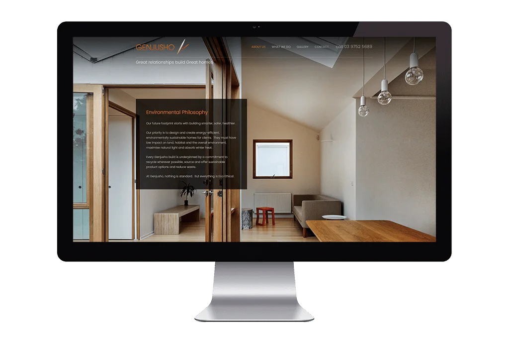 website design luxury builder