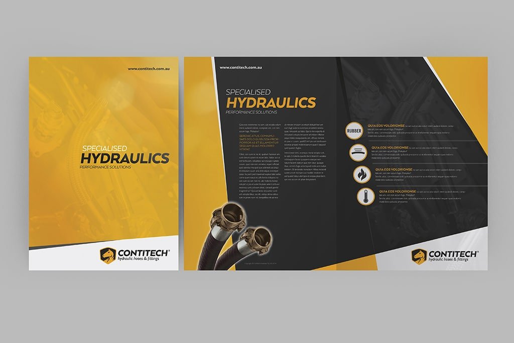 brochure design hydraulics