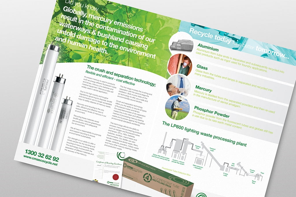recycle brochure design