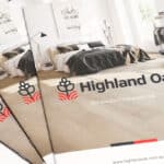 brochure cover highland flooring