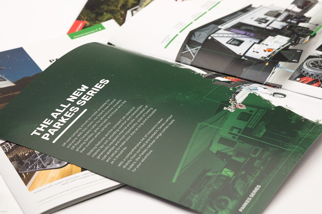 brochure design camping