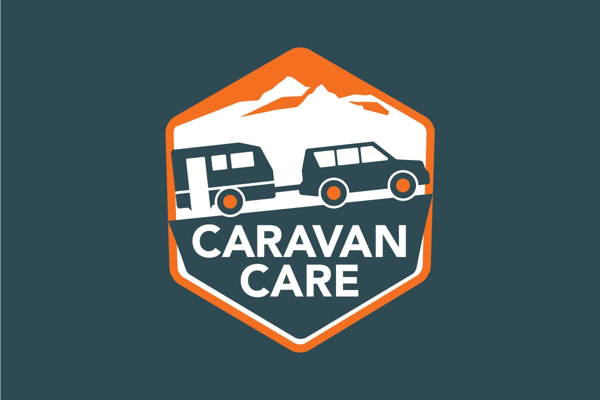 car and caravan logo