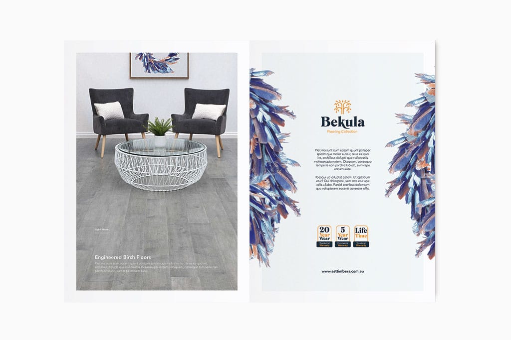brochure design bekula flooring
