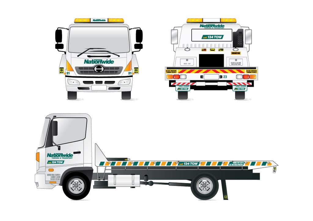 truck signage design drawings