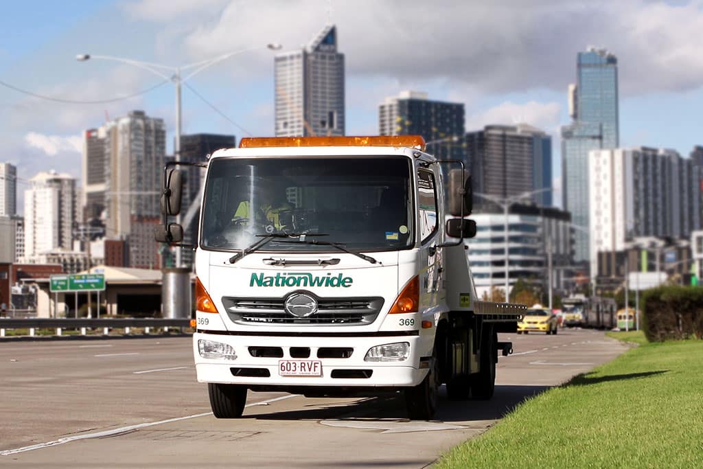 vehicle signage tow truck