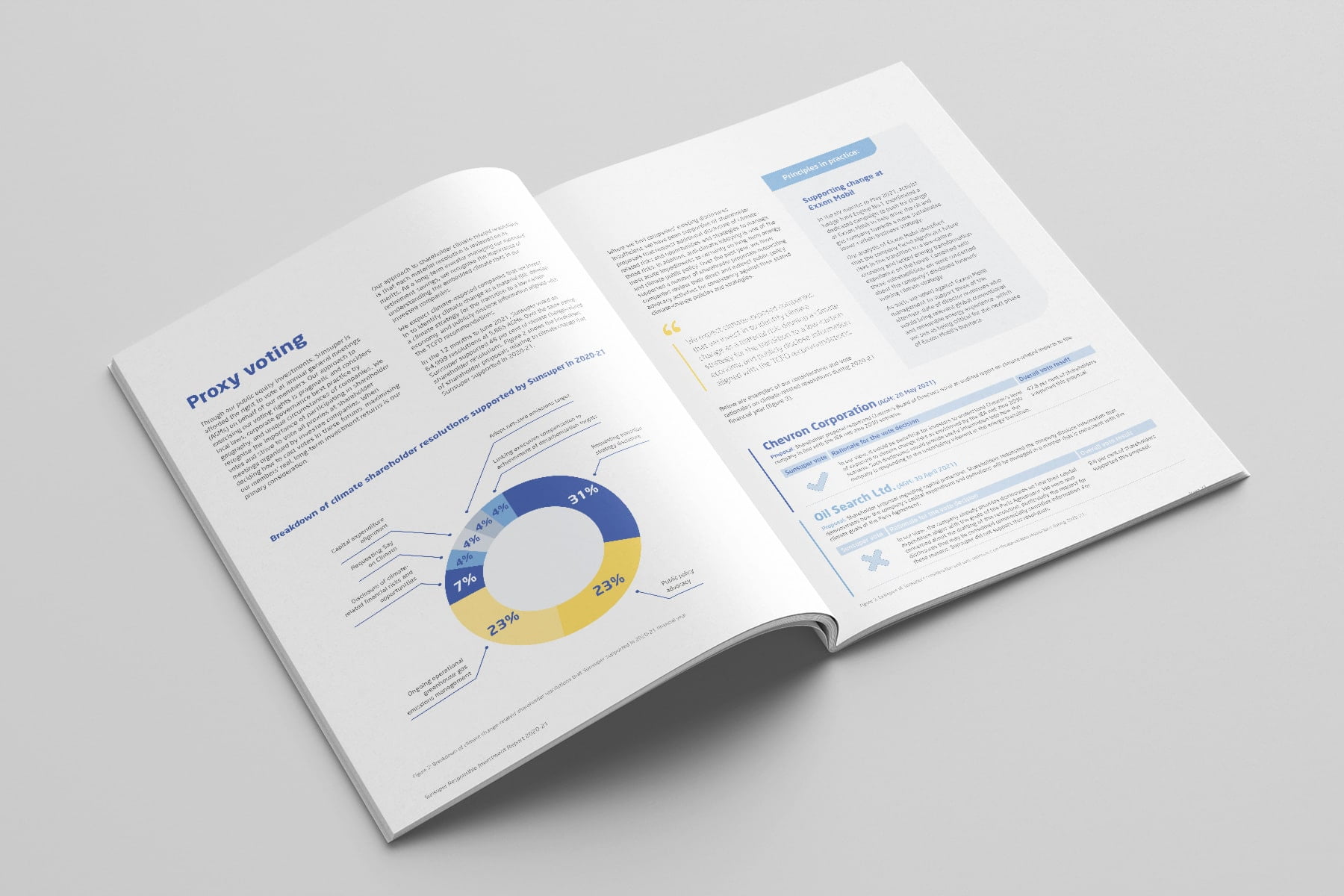 annual report design