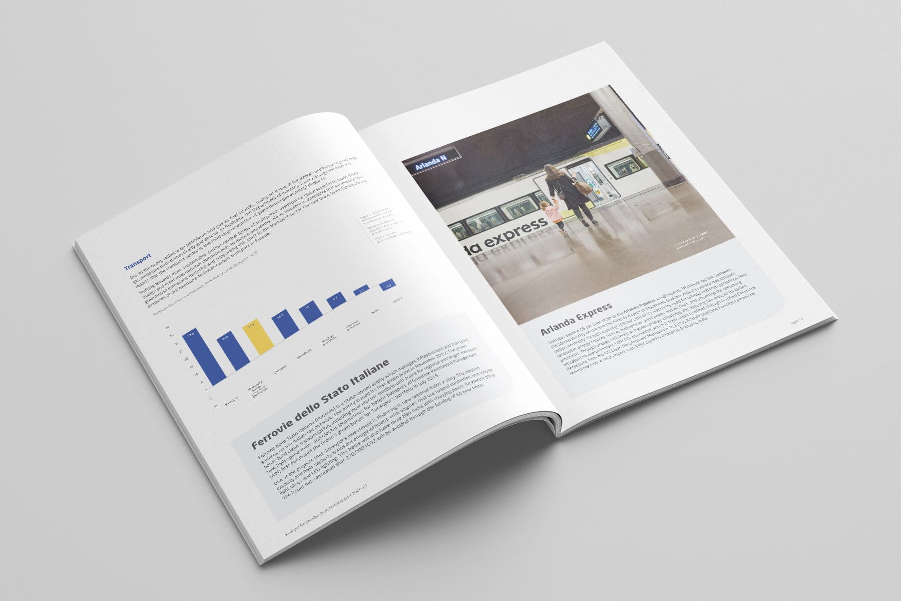 investment report design